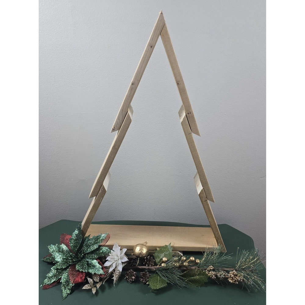 Handcrafted Pine Wood Christmas Trees – Rustic Holiday Decor